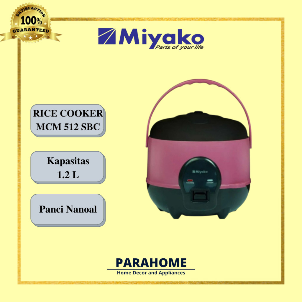 Rice Cooker Miyako MCM 512 SBC Stainless Nanoal