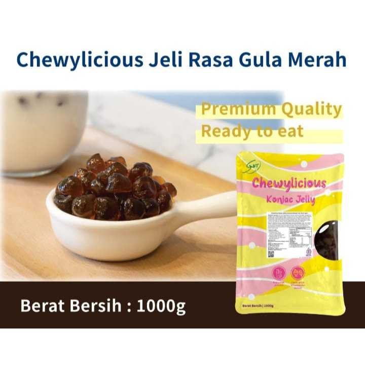 

Ay00! BELI 1 GRATIS 1 !!! Jelly pearl topping minuman dessert kekinian Chewylicious konjac mango