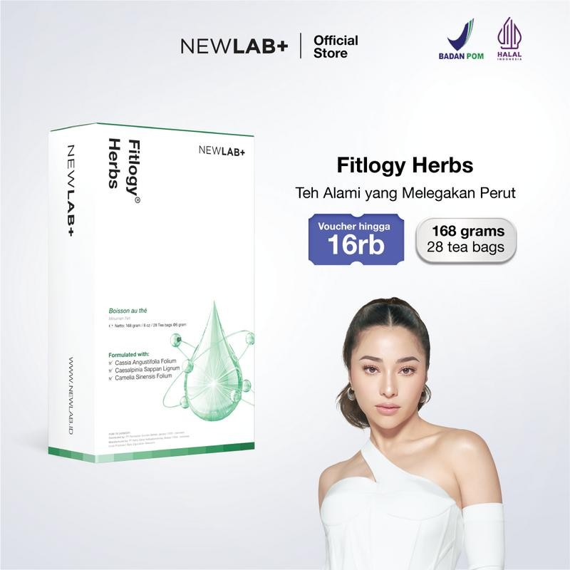 

NEWLAB Fitlogy Tea Drink | Herbal Tea | Minuman Teh Hijau Herbal 28 Tea Bags | Green tea