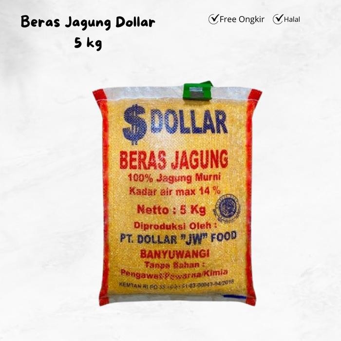 

BERAS JAGUNG DOLLAR 5KG MURNI