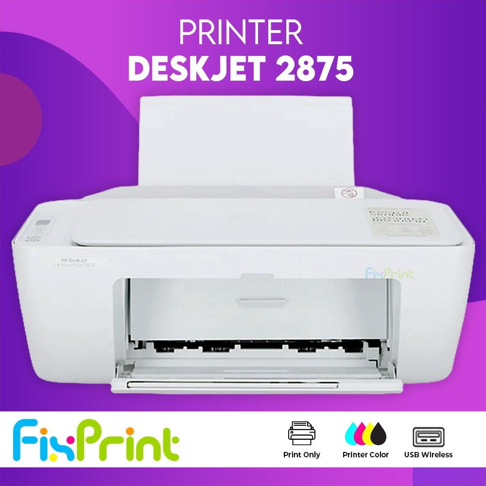 

FixPrint Printer HP Deskjet 2335 / 2336 / 2337 All In One Print Scan Copy Printer Deskjet 2875 / 2876 AIO Multifungsi Wireless A4 Bergaransi New Pengganti HP Deskjet 2775 2776