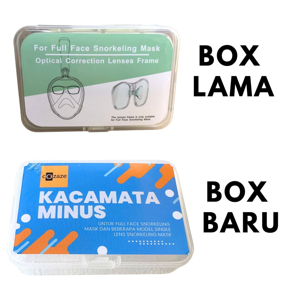 Kacamata Snorkeling Cozaze Untuk Mata Minus