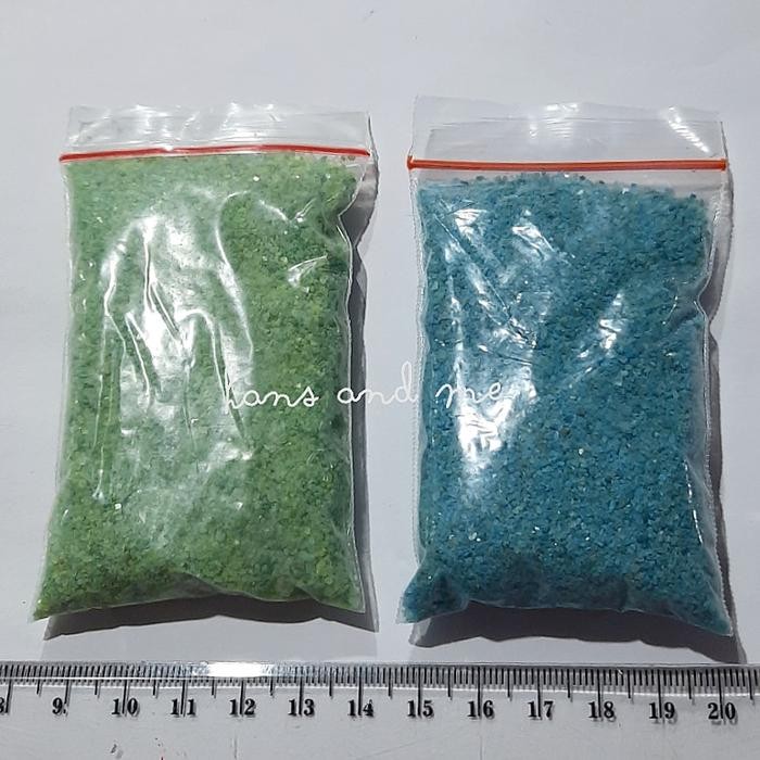 Maket Pasir Hias - Pasir Warna Warni