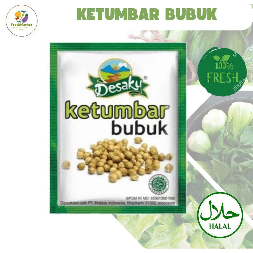 

Ketumbar Bubuk Desaku 10 Gram Sayurinstant