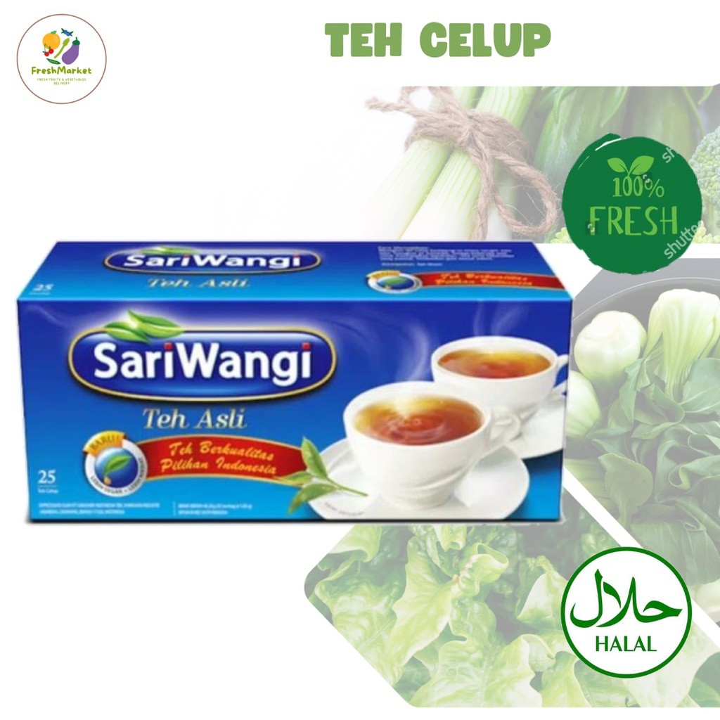 

Teh Sariwangi Celup Kotak Isi 50 Bags Sayurinstant
