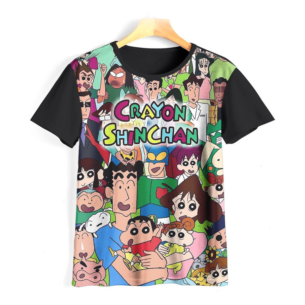 Kaos Shinchan Keren dan Adem | Kaos Kartun Shinchan Anak | 055KD025 Shinchan