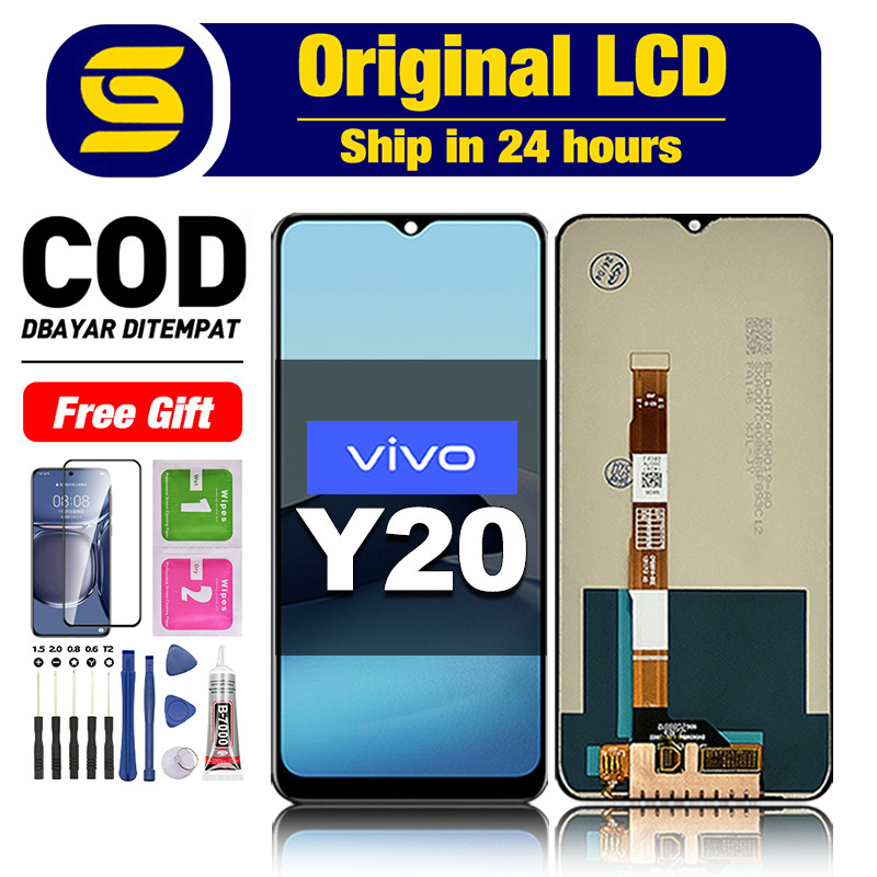 ORI LCD VIVO Y20 Original Fullset hp Touchscreen asli New Free shipping COD