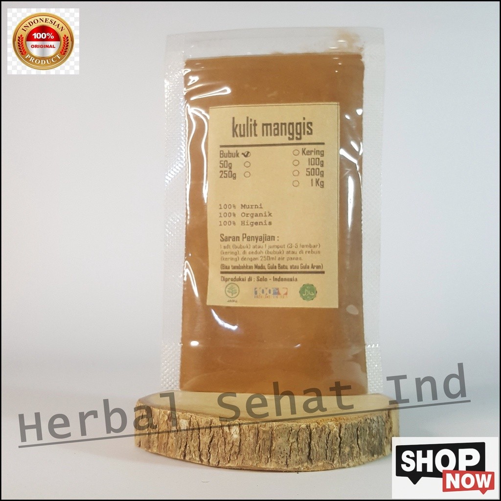 

KULIT MANGGIS BUBUK 500 gr - Garcinia Mangostana - MURNI