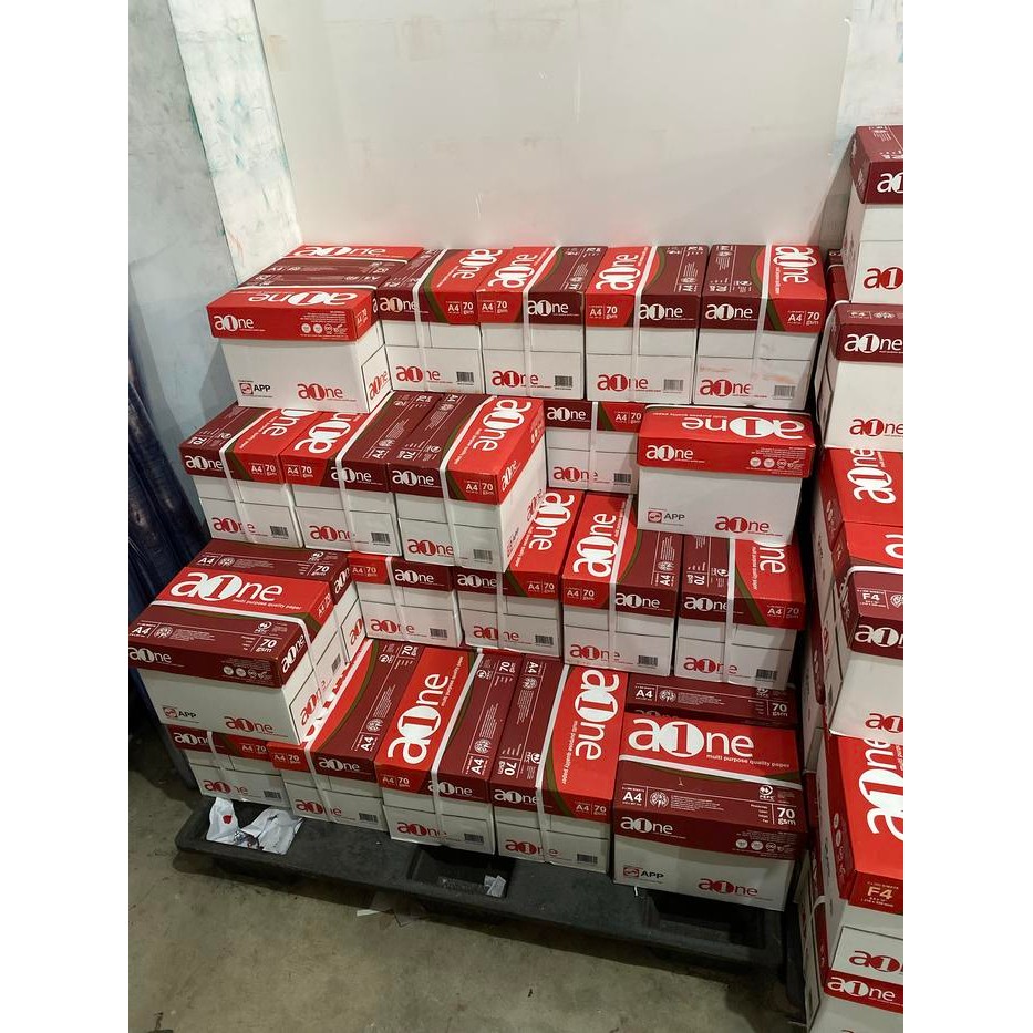 

Kertas HVS A4 AONE 70Gram / Kertas HVS Putih Isi 500 Lembar