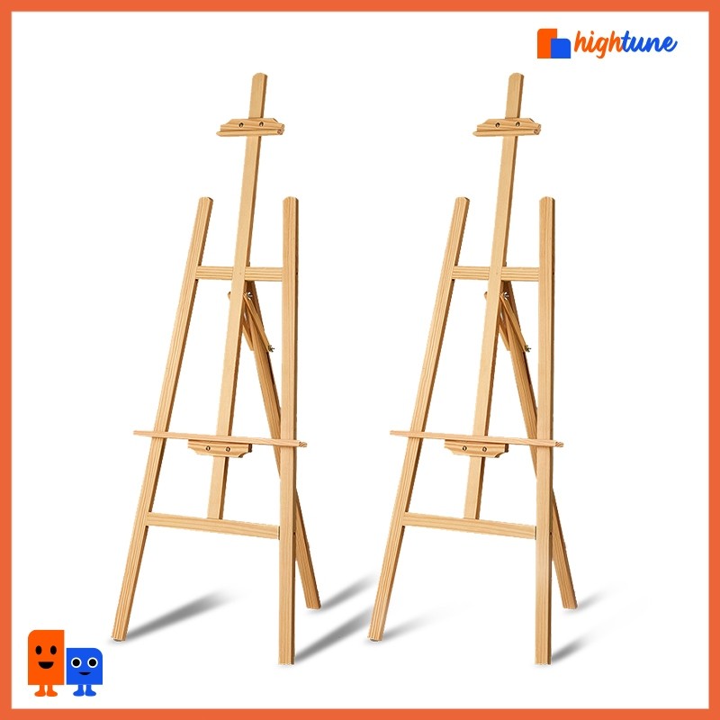 

Hightune Easel Kayu Holder Foto Stand Tripod Kayu Frame Kanvas Lukisan Tripod Frame Kayu