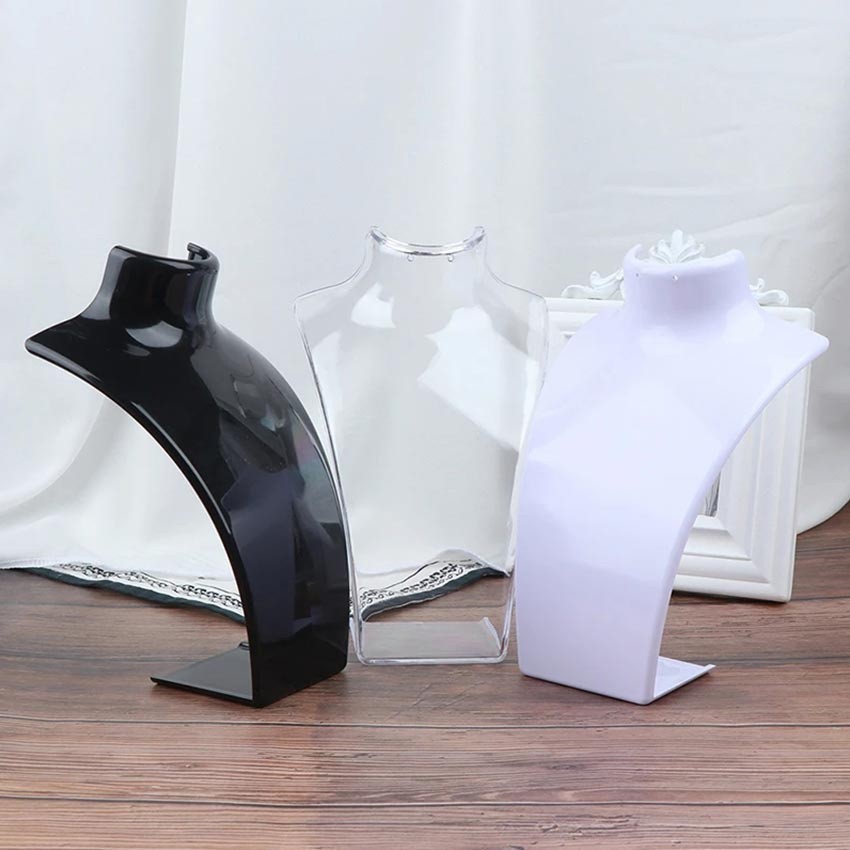 Pajangan Display /Patung Akrilik Display Patung Display Leher Display Kalung Pajangan Kalung Display