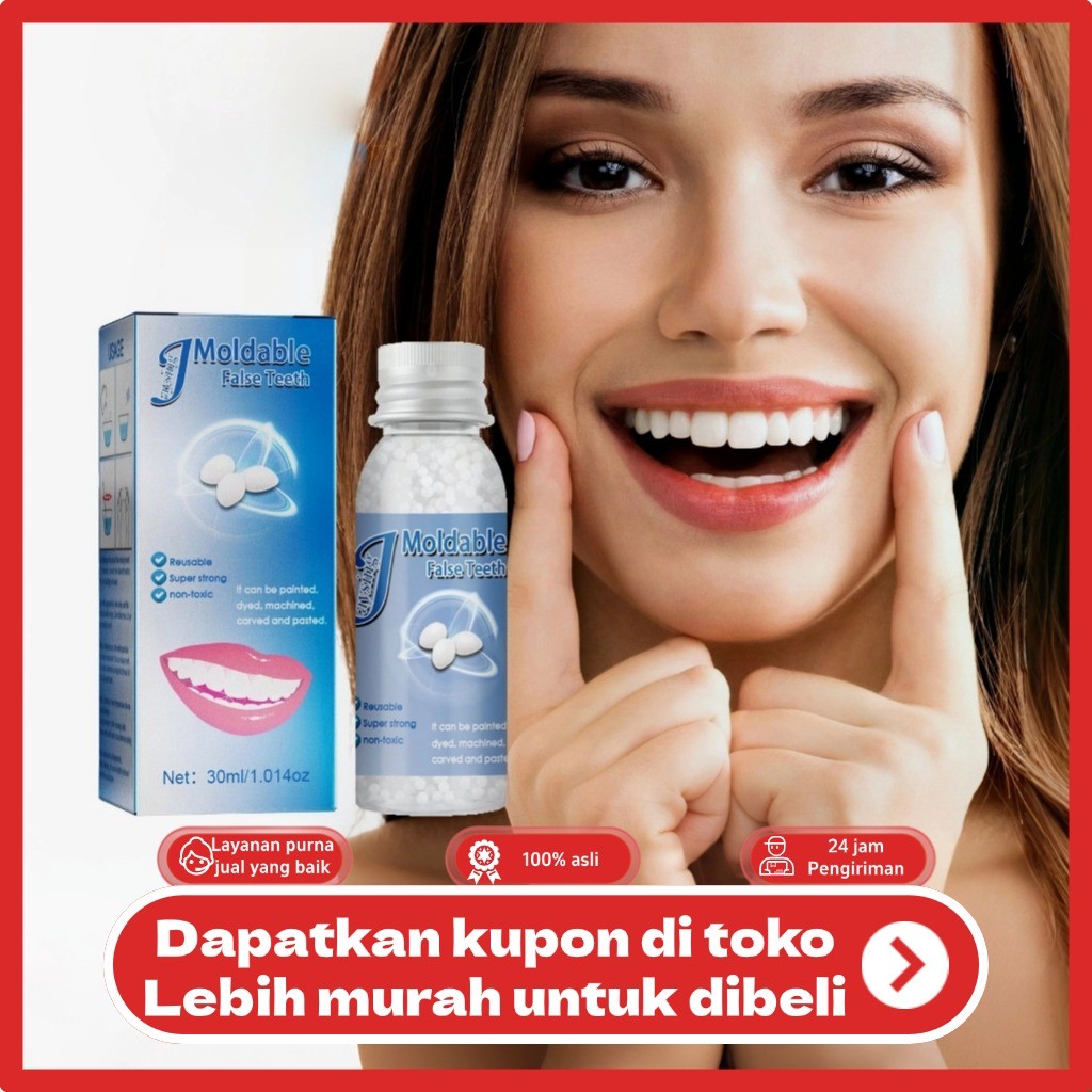 

Jaysuing Gigi Palsu Penambal gigi berlubang 30ml Gigi palsu asli dokter permanen Tambalan gigi Kekerasan Tinggi Tahan Panas Cocok untuk Gigi Copotan Gigi Palsu Dokter Permanen Gigi Palsu Asli Dokter Permanen