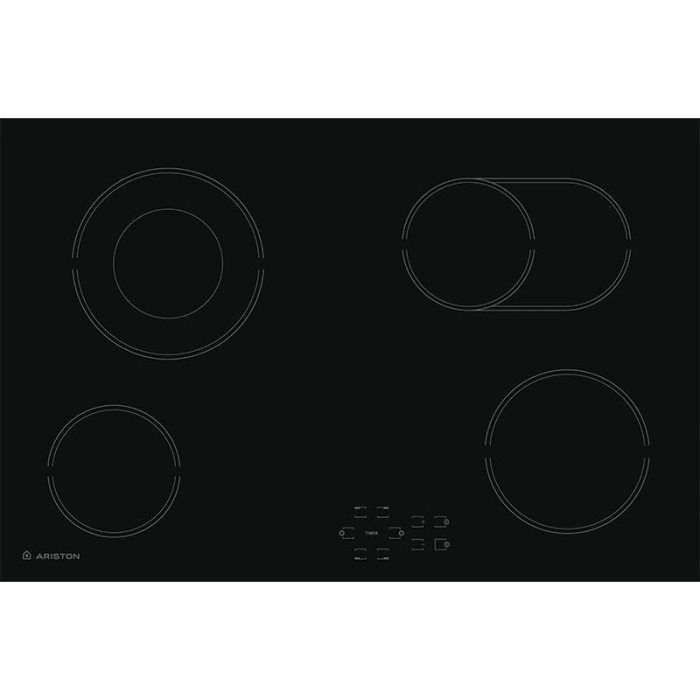 Ariston HR704BA Kompor Tanam Listrik 75cm Built-in Ceramic Hob