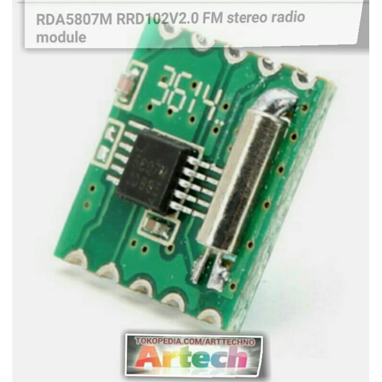 RDA5807M RRD 102V2.0 FN Stereo Radio Module -zk