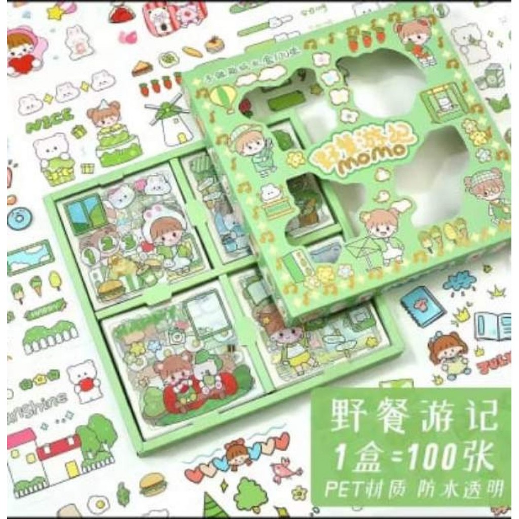 

Cute Cartoon Deco Stickers isi 25lbr uk 8x8 (no Box)