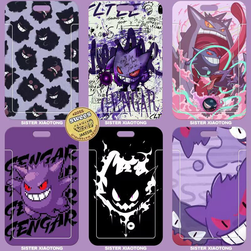 

ID CARD HOLDER, Tempat Kartu Kartun Pokémon Gengar, Cocok untuk Kantor/Sekolah, Tempat Kartu Pelajar/Tempat Kartu Transportasi, Tempat Kartu Akses Kontrol, Tempat Kartu Tanda Penduduk, Flazz, Kartu Kredit Elektronik, Uang Elektronik, Tanpa Kait.