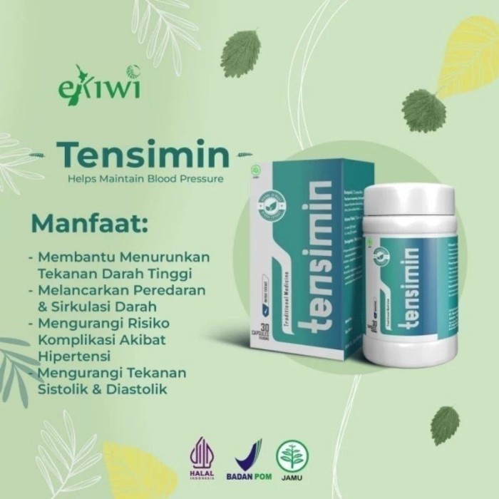 TENSIMIN Obat Tensimin Asli Original Hipertensi Jantung Struk TerAmpuh