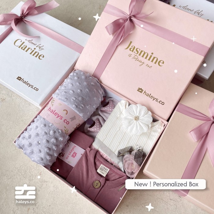 

[Best Seller] Custom Baby Nadlyne Kado bayi perempuan Girl Baby Hampers 0-12 month - NADYLINE PURPLE