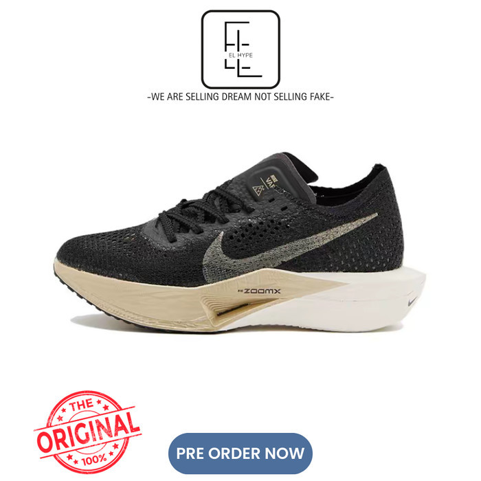 Nike ZoomX Vaporfly Next% 3 Black Metallic Gold (100% Original) DV4129-001