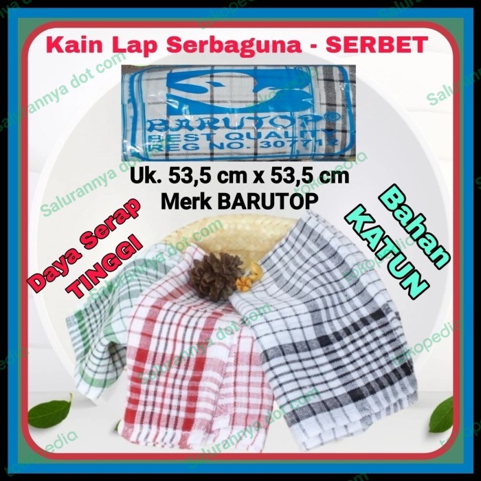Serbet / Kain Lap Serbaguna Dapur  Besar / Lebar / Menyerap