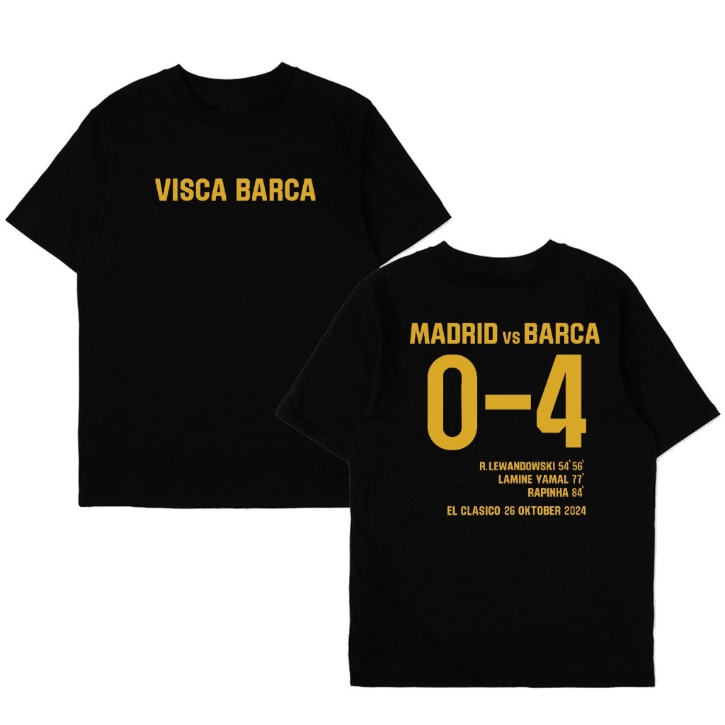 kaos viral visca Barca Madrid vs Barca 0-4 El clasico