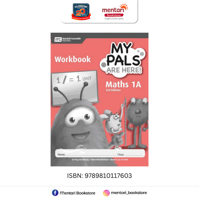 

My Pals Are Here Maths Workbook 3rd Edition | Buku SD - Workbook 5A