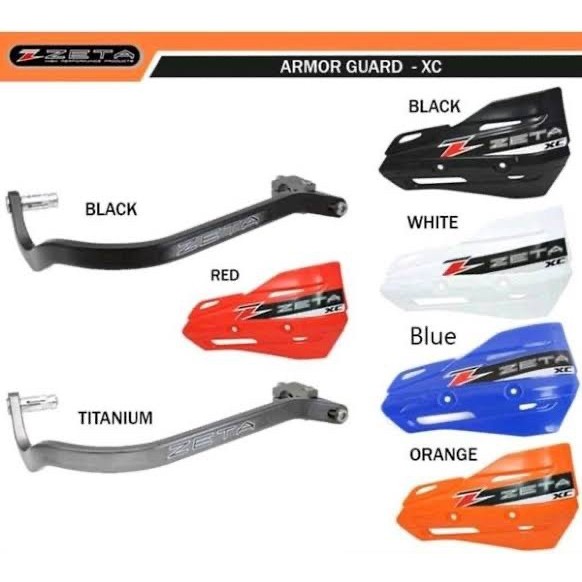 Ready Handguard Zeta Armor Plus Cover Plastik Zeta XC  Hitam Original