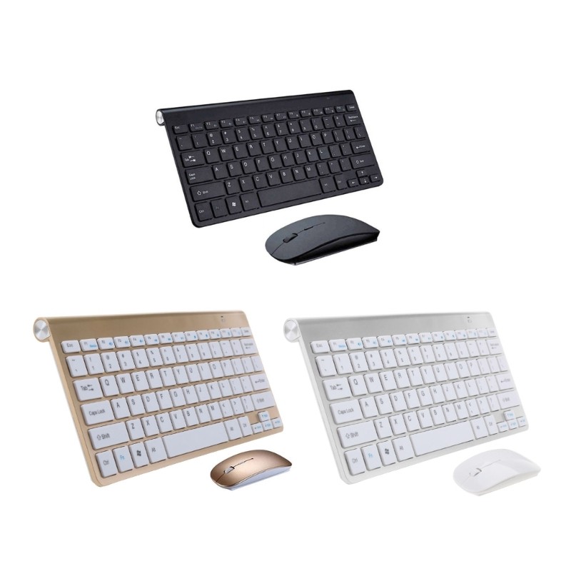 

2.4Ghz Wireless Keyboard and Mouse Set 10M Mini Keyboard Mouse Combo Set