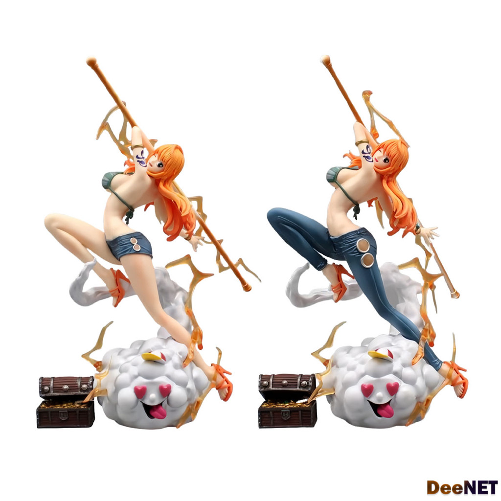 Nami IU Zeus Step Stick 30cm One Piece Action Figure PVC