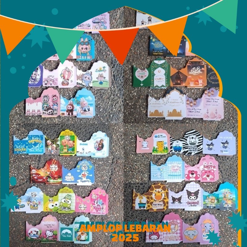 

1000 LEMBAR AMPLOP LEBARAN MEDIUM TERLARIS // AMPLOP LEBARAN // AMPLOP UNIK
