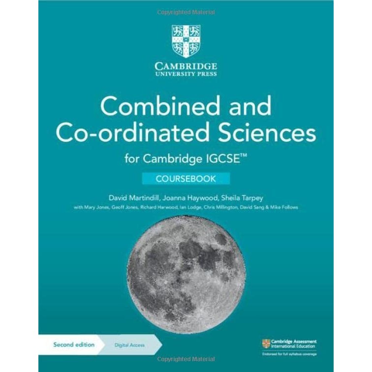 

Combined and Co-ordinated Sciences for Cambridge IGCSE