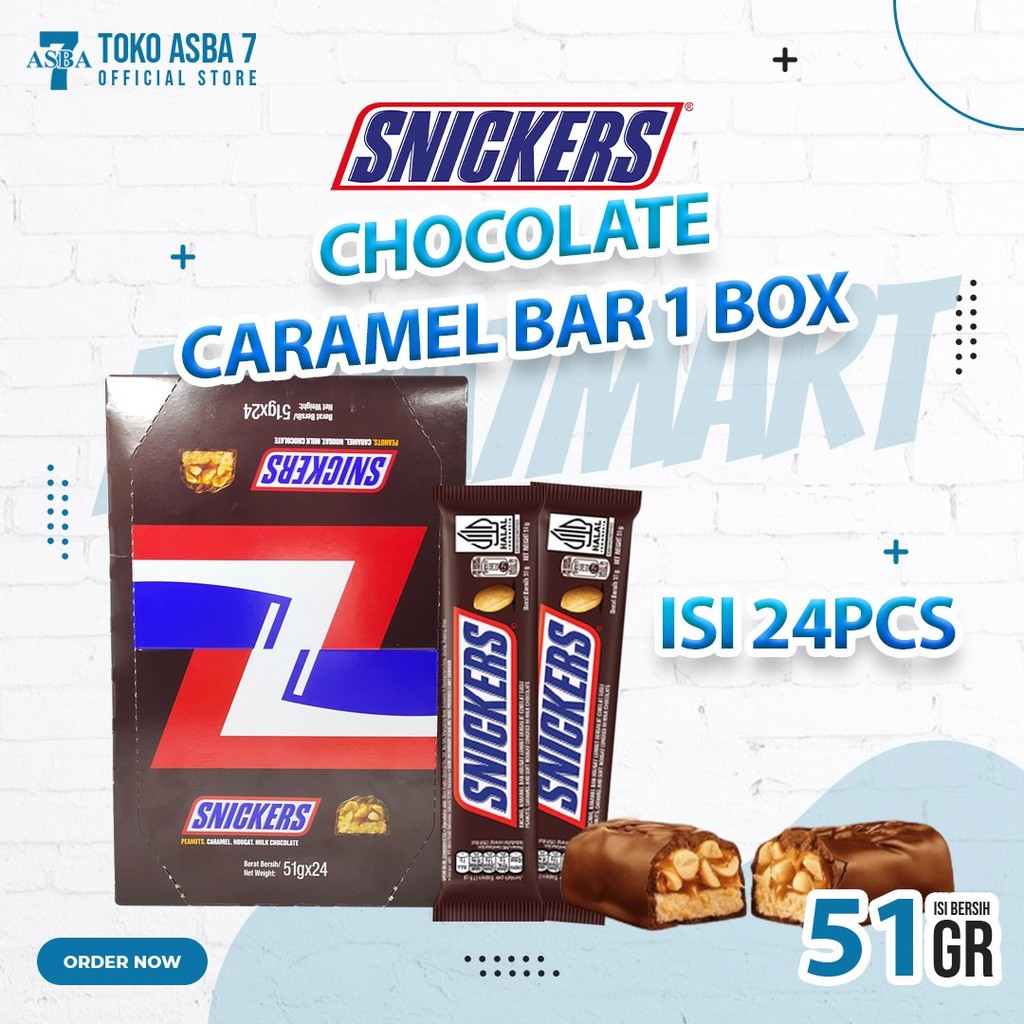 

SNICKERS BOX 24 PCS X 51 GR