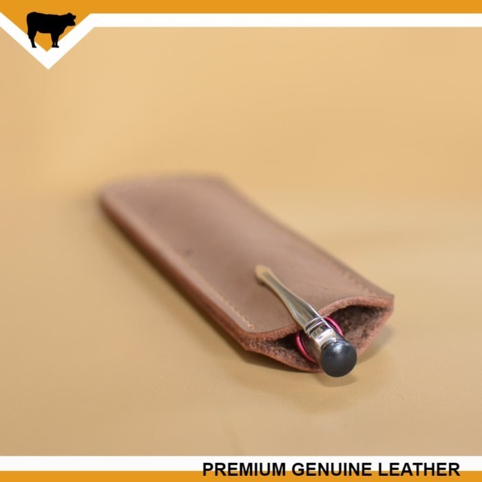 

[New]Best Seller SARUNG TEMPAT PENSIL PULPEN DARI KULIT ASLI JENIS CRAZY HORSE HANDMADE