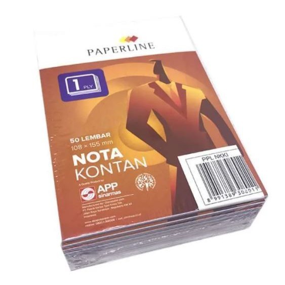 

NOTA KONTAN PPL K1/ NOTA KECIL 1 PLY /K1 PAPERLINE 1Buku saja