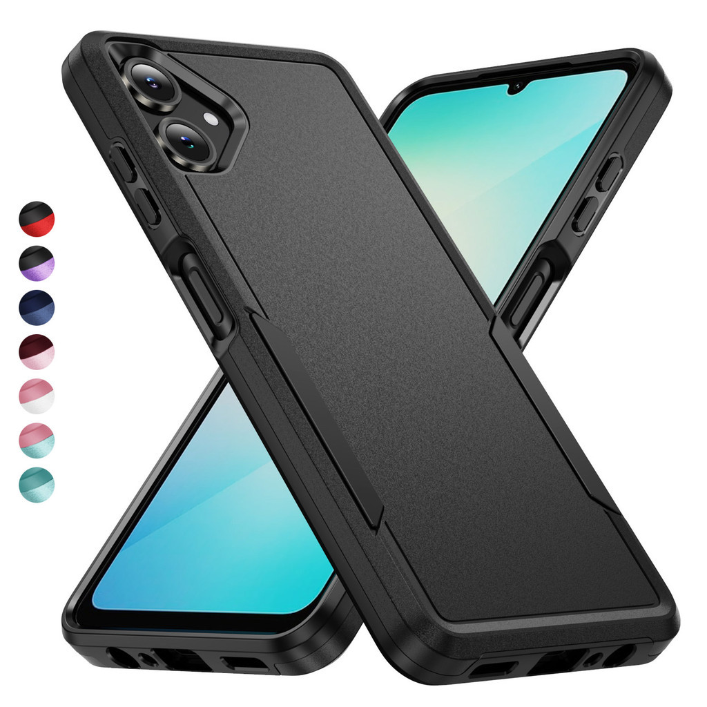 Untuk Samsung Galaksi A16 A06 A35 A55 A25 A15 A05S A24 A54 A14 A73 A53 A33 4G-5G Slim Hard PC+Soft T