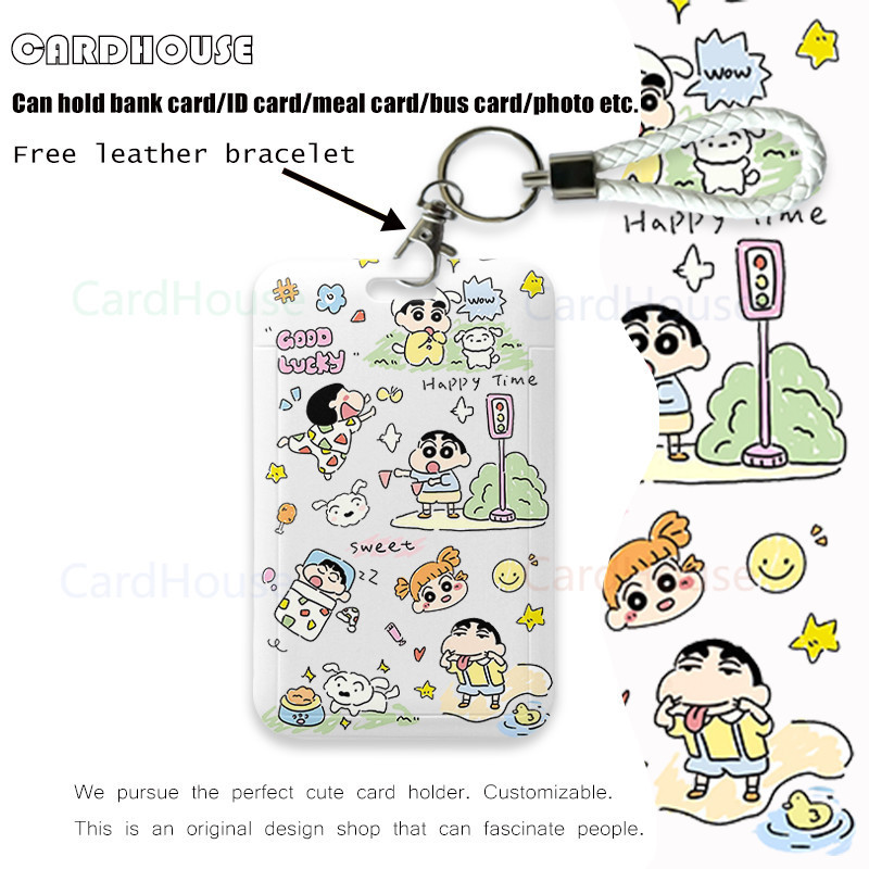 

( CardHouse ) ID CARD HOLDER Shinchan Kartun LT14 Tempat Kartu Photocard Photo Card KARTUN