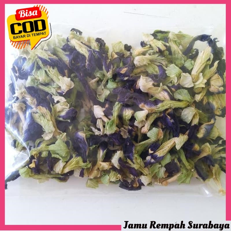 

COD Bunga Telang Kering 50 Gram Asli Siap Seduh Hasil Bumi Indonesia