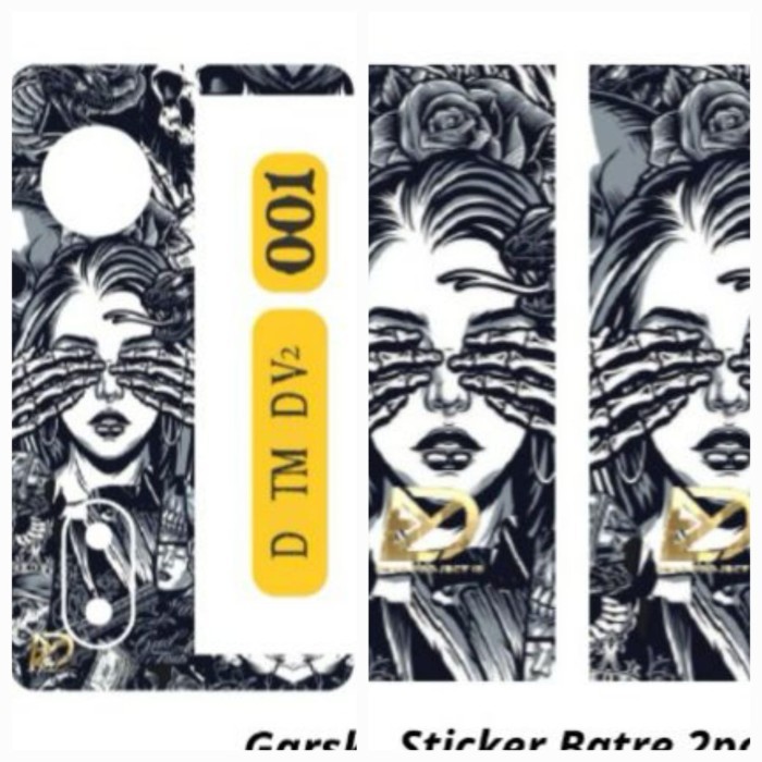 Garskin DotAio v2 Premium Stiker Cutting Skin Decal Emblem - 1 promo