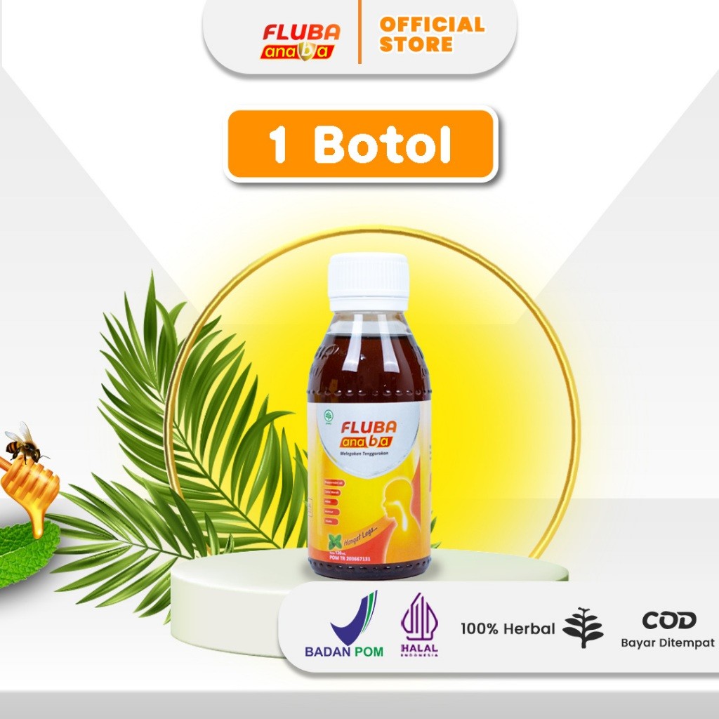 

Fluba Anaba Madu Herbal Melegakan Tenggorokan 1 Botol - 130 ml