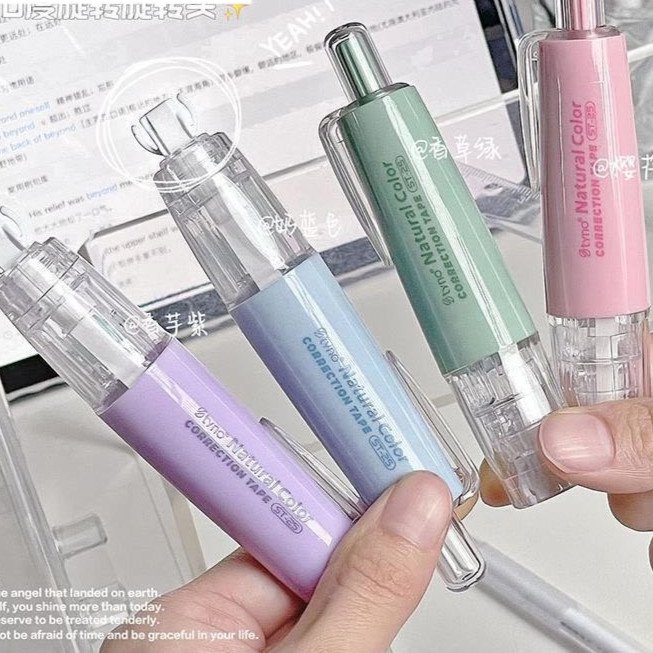 

6M Correction Tape Pita Koreksi Study Stuff Multiple Color Tipe-x Karakter Lucu Warna Pastel Pita Penghapus Kantor Siswa Barang Aesthetic