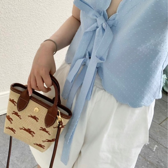 Minzy - Tas Lc Panier Xs Import Premium / Top Handle Wanita / Lc Panier Pliage Xs / Top Handle Bag I