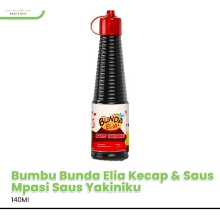 

Bumbu Bunda Elia Saus Yakiniku Non MSG Non Pengawet Saus Anak Saus MPASI 140 Ml