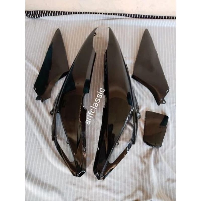 COD cover bodi supra x 125 lama new batman bok aki supra x 125 new batman warna hitam MOTOR