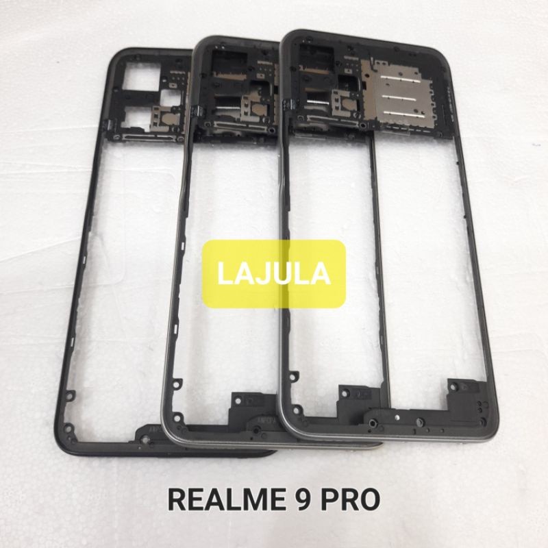 BEZEL BEZZEL TULANG SAMPING TUTUP MESIN REALME 9 PRO