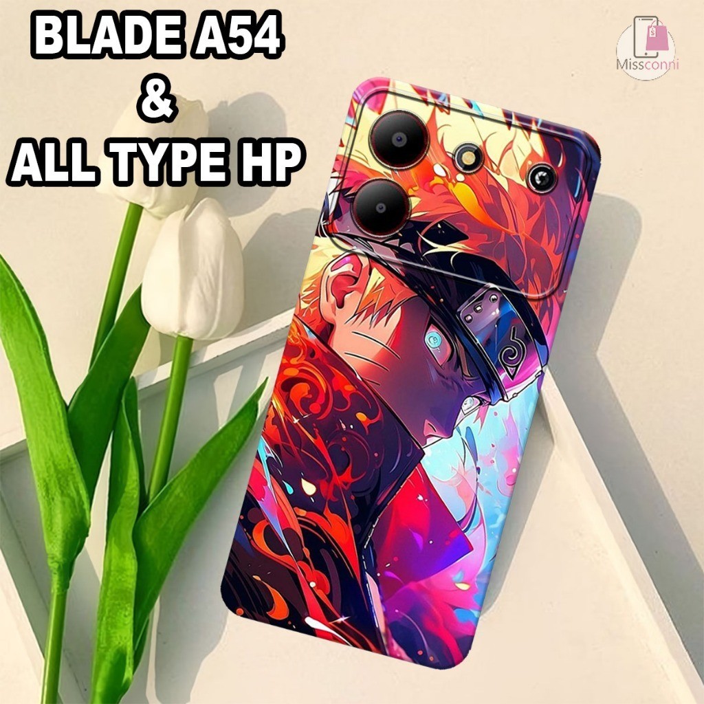 #MC Softcase ZTE Blade A54 - Case pro camera - MOTIF ANIME - bahan karet lentur - casing ZTE Blade A