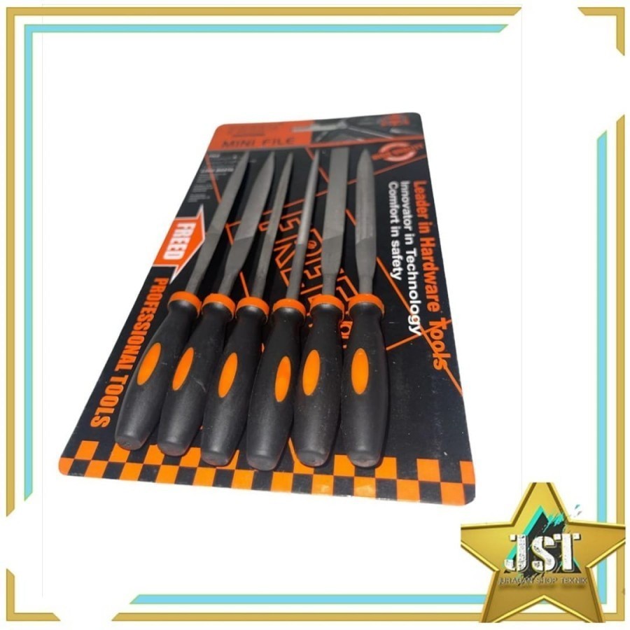 FREED Kikir KAYU Set 6pcs / Kikir Kayu / Needle File FREED SET