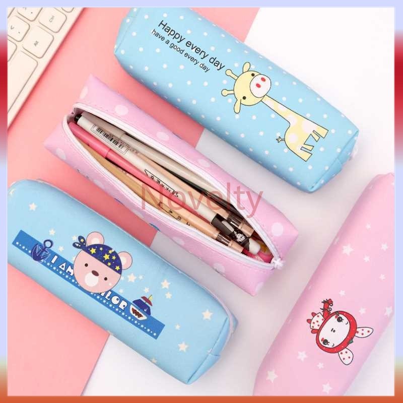 

Novelty tempat pensil cartoon / tempat pensil kartun unik / tempat pensil