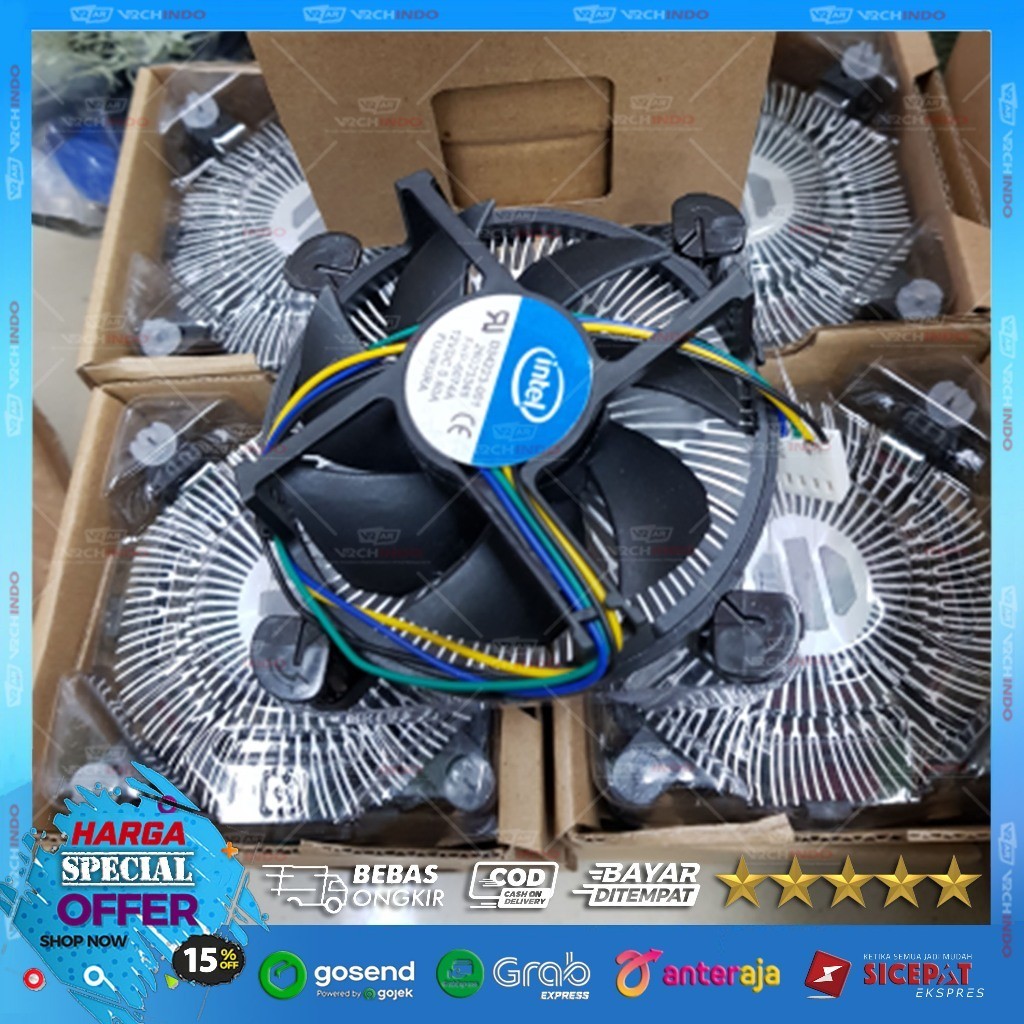 Fan Cooler CPU Heatsink Processor INTEL LGA 775 / 1155 / 1156 / 1151 / CPU Cooler Procesor 
