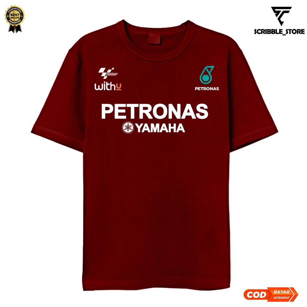 Kaos premium Yamaha Petronas | Tshirt Moto Gp | baju motor yamaha | Scribble_tshirt