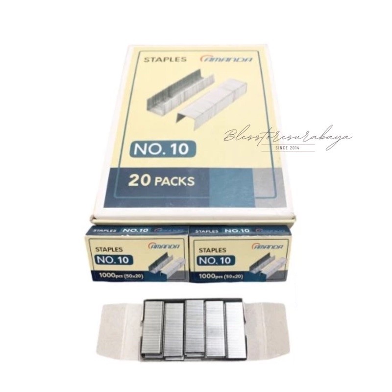 

[BS 797] (Pak Kecil) Refill isi Stapler no 10 Murah Berkualitas/ Staples